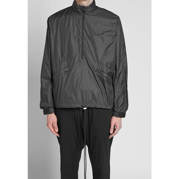 Fear of God Essentials x Nike Air Long-Sleeve Half Zip Jacket 'Black' Men's XL - Picture 5 of 16